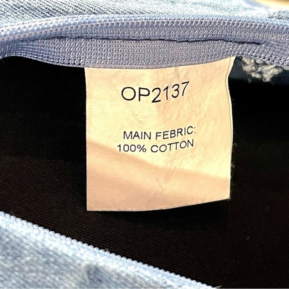 TOV HOLY DENIM ONE SHOULDER RAW HEM RUFFLE HIGH LOW MIDI DRESS - Picture 15 of 16